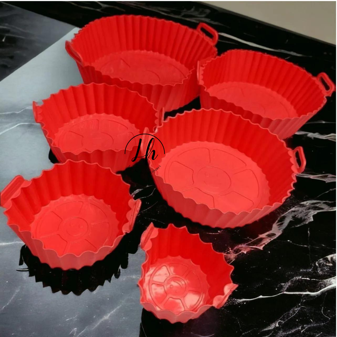 Set x 6 moldes de silicona para freidora de aire