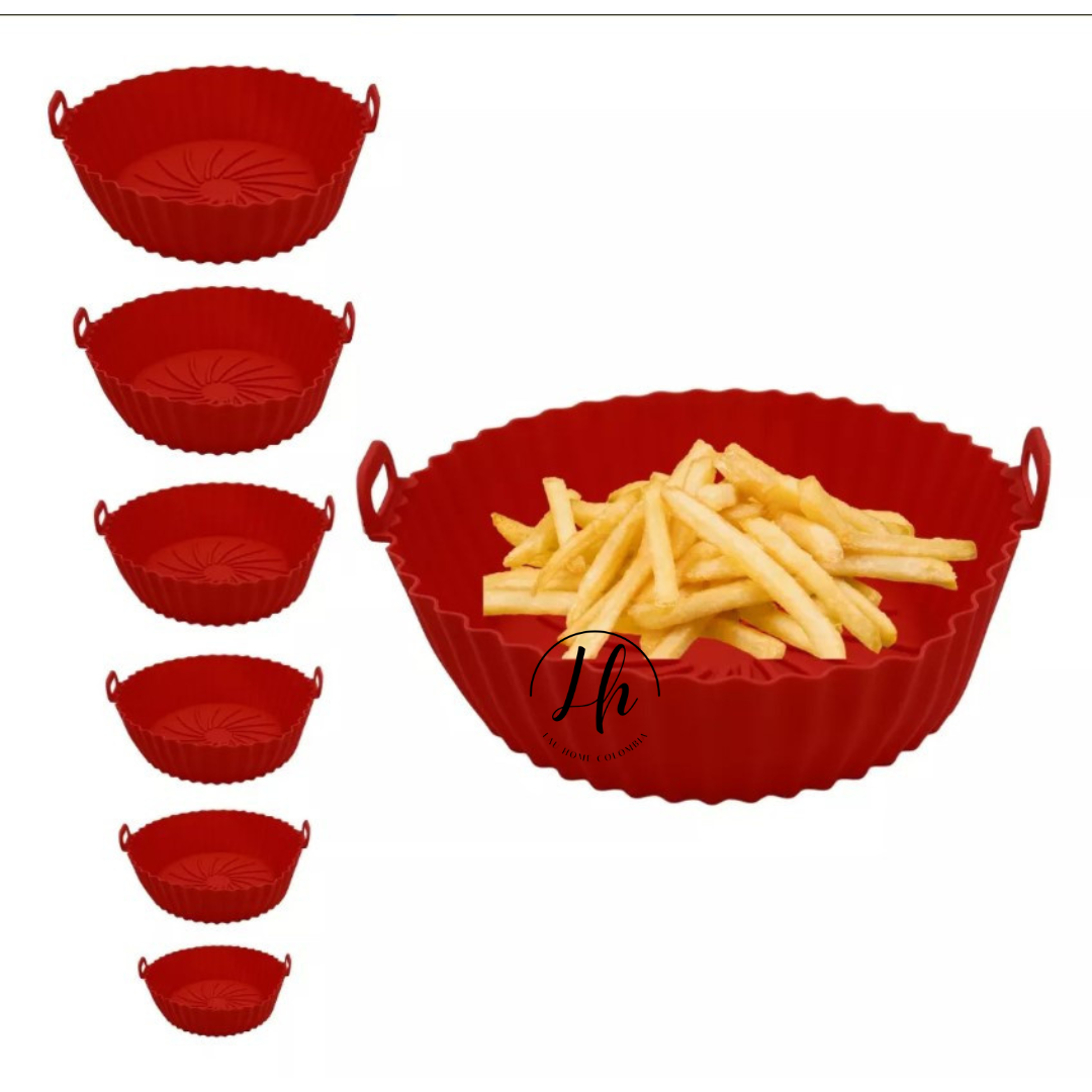 Set x 6 moldes de silicona para freidora de aire