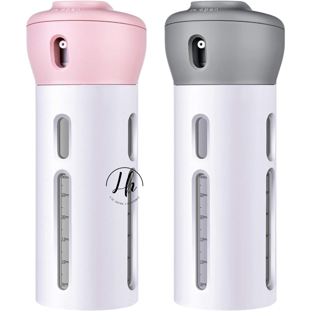 Dispensador viajero 4 en 1