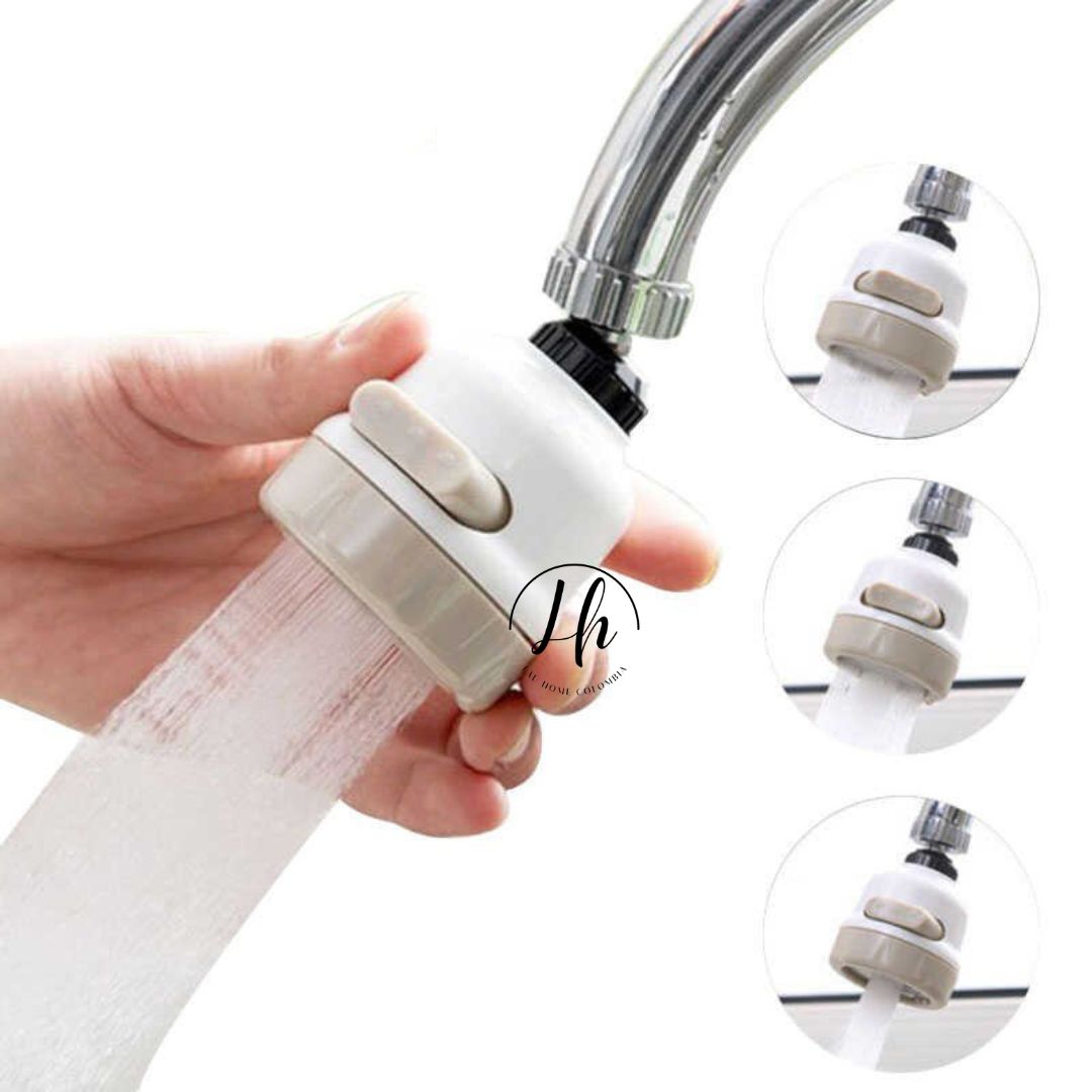 Cabezal para grifo ahorrador de agua 360°