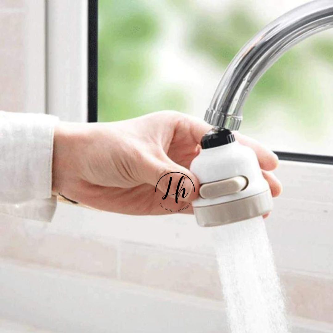 Cabezal para grifo ahorrador de agua 360°