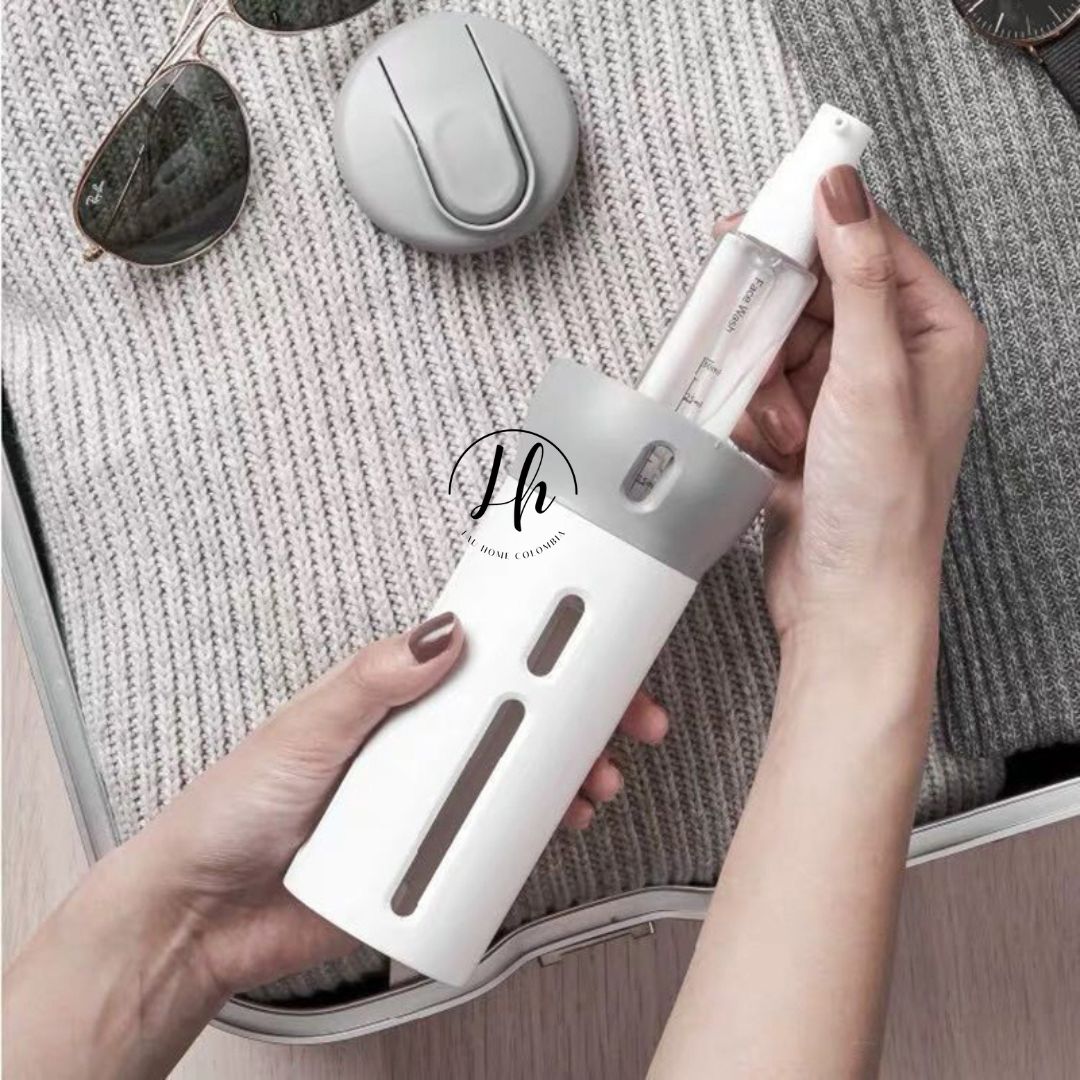 Dispensador viajero 4 en 1
