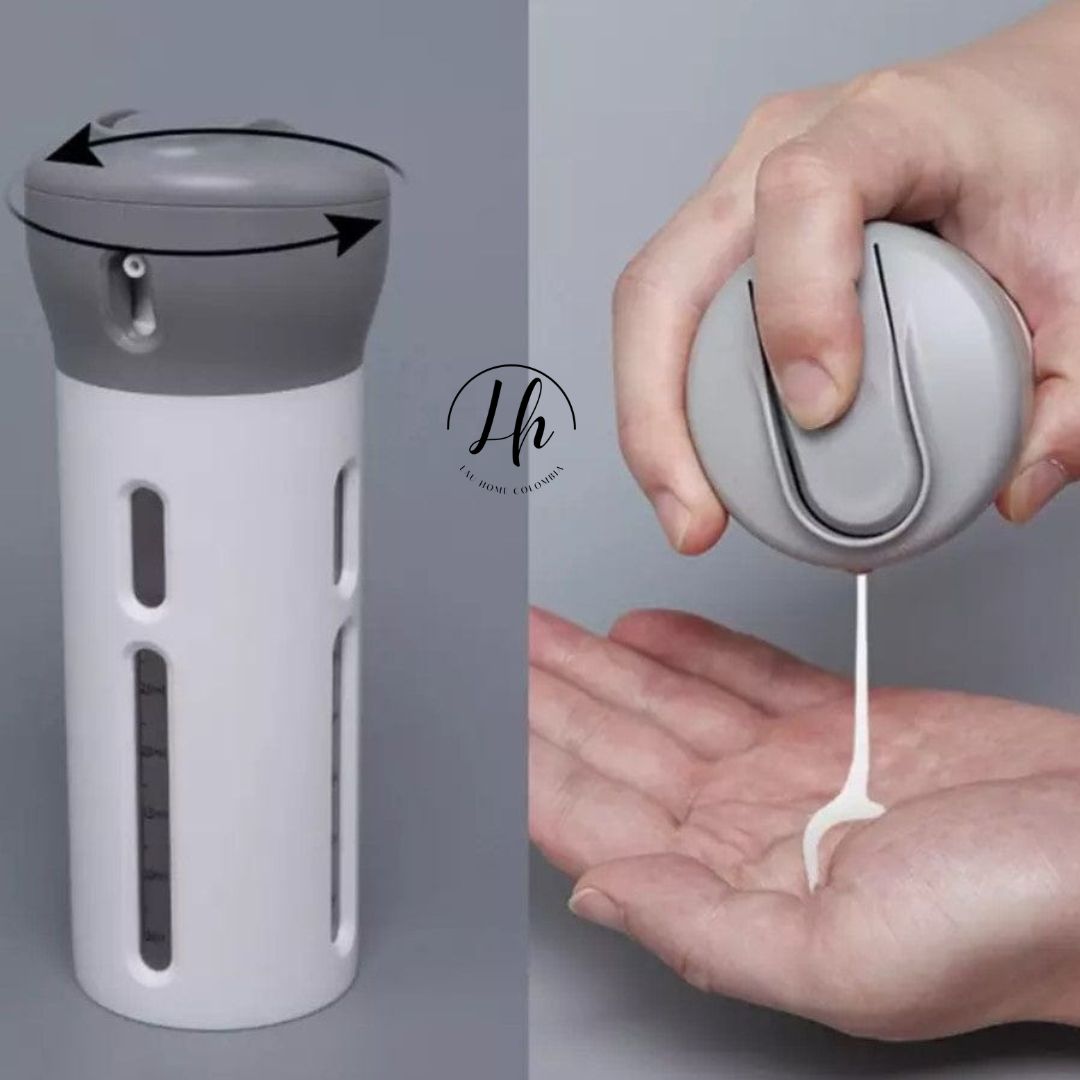 Dispensador viajero 4 en 1