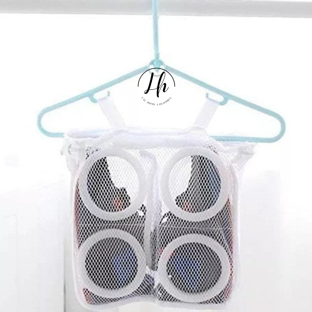 Bolsa en malla para lavar zapatos