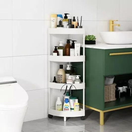 Carrito organizador de baño o cocina esquinero
