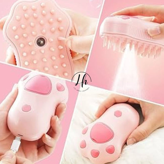 Cepillo a vapor para mascotas huellita