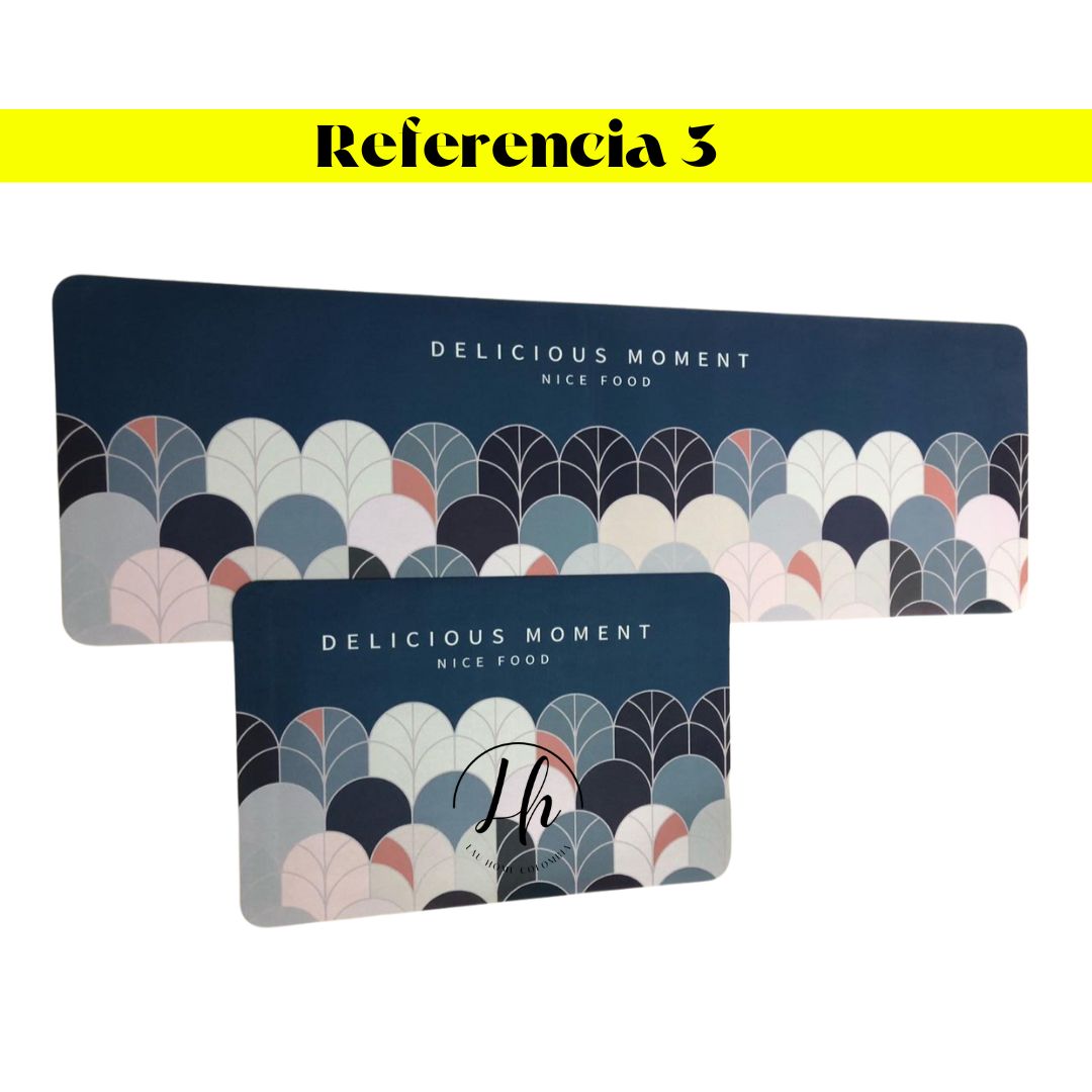 Combo tapete cocina y baño
