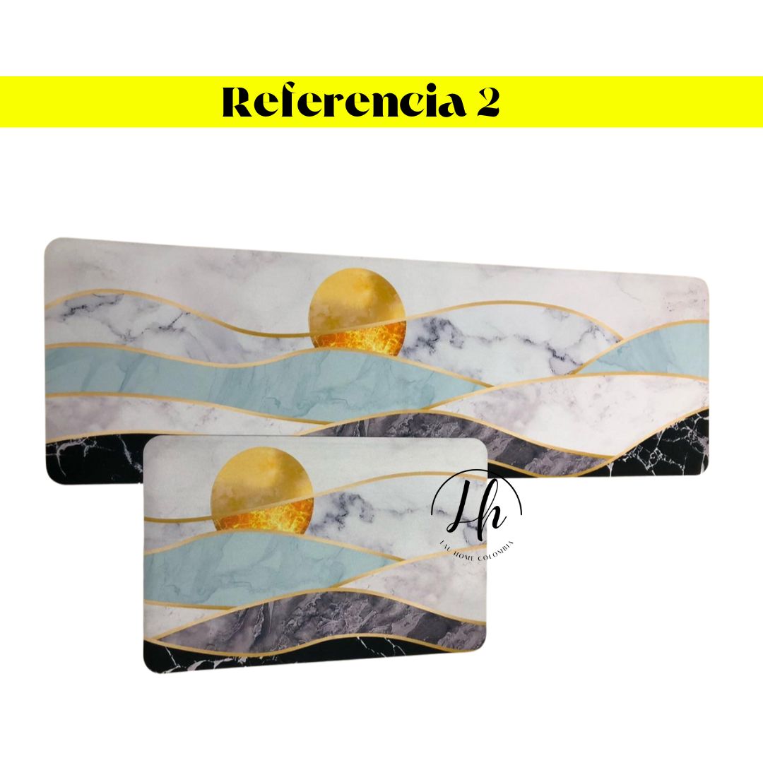 Combo tapete cocina y baño